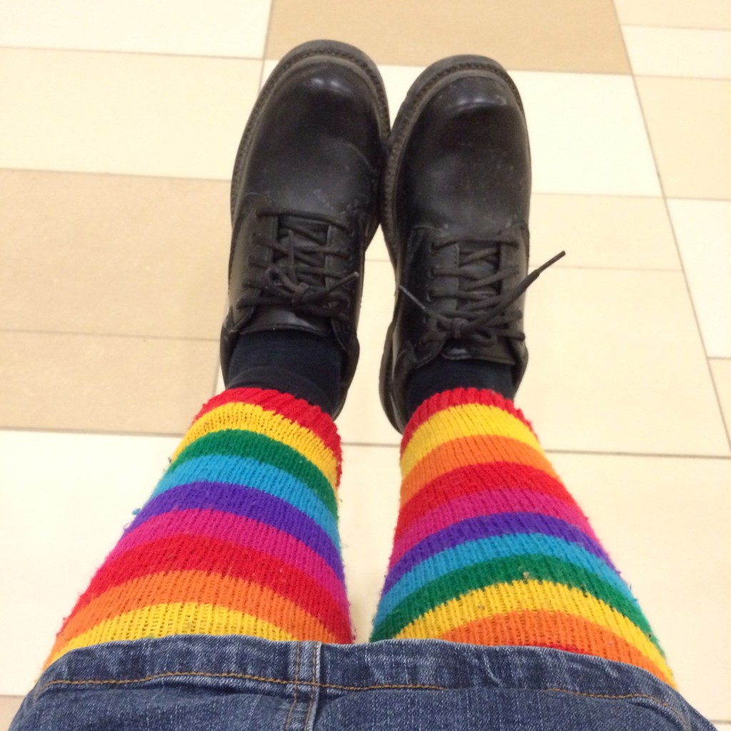 rainbow leggings